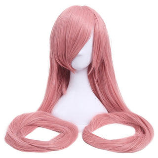 Perruca L-email pèl sintètic de 60 polzades i 150 cm de llarg Perruca rossa Chobits Chi Perruques de cosplay recte beix negre Perruca de cosplay de Halloween