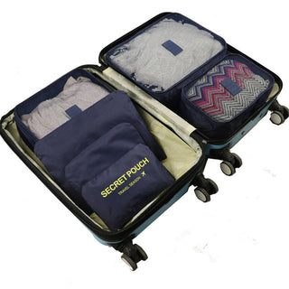 RUPUTIN 6Pcs/set Baggage Travel Organizer Bags waterproof