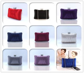 Women Clutch Bags Satin Bride Bag Purse Designer Gentle Evening Bags Party Handbag Wedding Clutch Wallet Shoulder Bag 7395