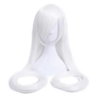 Perruca L-email pèl sintètic de 60 polzades i 150 cm de llarg Perruca rossa Chobits Chi Perruques de cosplay recte beix negre Perruca de cosplay de Halloween