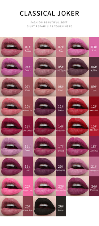 Pudaier Brand Matte Lipstick Professional Makeup for Women Long Lasting Velvet Tint Matt Sexy Lip Stick Nice Shades Batom Matte