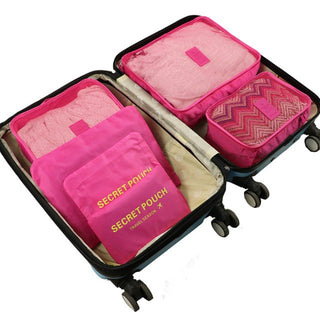 RUPUTIN 6Pcs/set Baggage Travel Organizer Bags waterproof