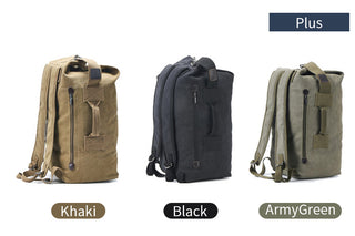 Large Man Travel Bag Mountaineering Backpack Male Luggage Canvas Bucket Shoulder Army Bags For Boys Men Backpacks mochilas XA88C