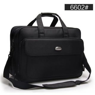 Large Capacity Business Men 17 Inches Briefcases Black Bags Men&#39;s Waterproof Computer Laptop Briefcase Male Travel Shoulder Bag