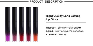 28 color matte liquid lipstick waterproof long lasting lip plumper makeup lipstick velvet gloss lip gloss cosmetics