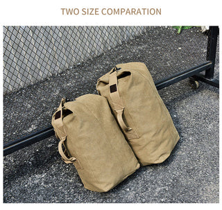 Large Man Travel Bag Mountaineering Backpack Male Luggage Canvas Bucket Shoulder Army Bags For Boys Men Backpacks mochilas XA88C