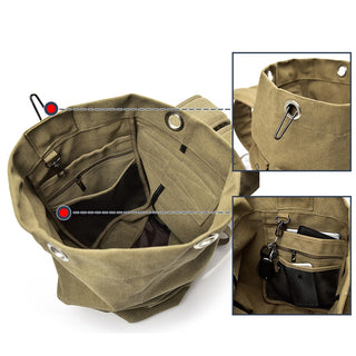 Large Man Travel Bag Mountaineering Backpack Male Luggage Canvas Bucket Shoulder Army Bags For Boys Men Backpacks mochilas XA88C