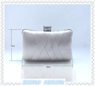 Women Clutch Bags Satin Bride Bag Purse Designer Gentle Evening Bags Party Handbag Wedding Clutch Wallet Shoulder Bag 7395