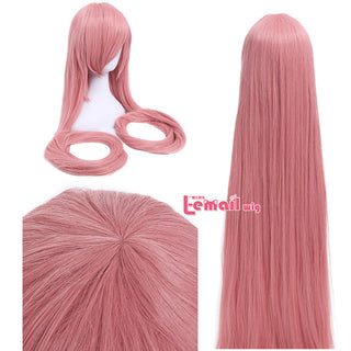 Perruca L-email pèl sintètic de 60 polzades i 150 cm de llarg Perruca rossa Chobits Chi Perruques de cosplay recte beix negre Perruca de cosplay de Halloween