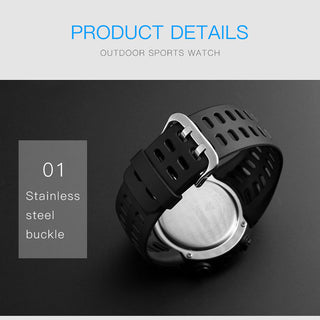 SKMEI Fashion Outdoor Sport Watch Men Multifunction Watches Alarm Clock Chrono 5Bar Waterproof Digital Watch reloj hombre 1251 ALODIA STORE