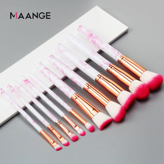 7/10pcs Pinzells de maquillatge Raspall de maquillatge multifuncional Corrector d'ombra d'ulls Base de maquillatge 2019 Eina Pincel maquiagem