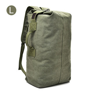 Large Man Travel Bag Mountaineering Backpack Male Luggage Canvas Bucket Shoulder Army Bags For Boys Men Backpacks mochilas XA88C