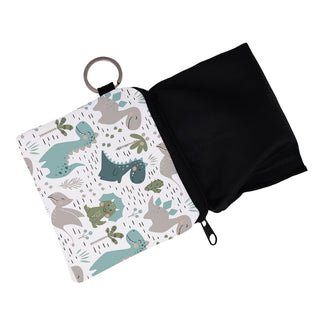 Cute dinosa printing waterproof Purse Card Key Pouch Small Zipper Coin Purse Card