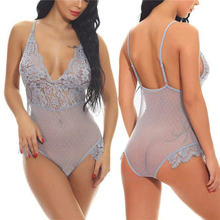 Sexy Plus size Women lingerie Lace See-through Erotic Underwear lingerie sheer bodysuit Sleepwear Exotic intimate sexy lingerie