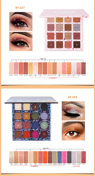 IMAGIC New Arrival Eyeshadow 16 Color Makeup Palette Matte