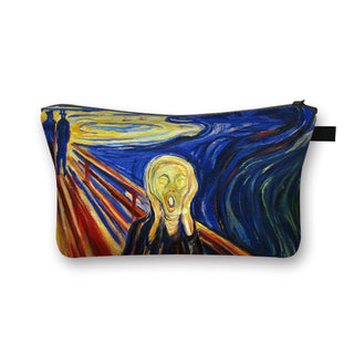 Starry Night / Kiss / Waterlily Painting Cosmetic Bag Van Gogh / Gustav Klimt / Monet Women