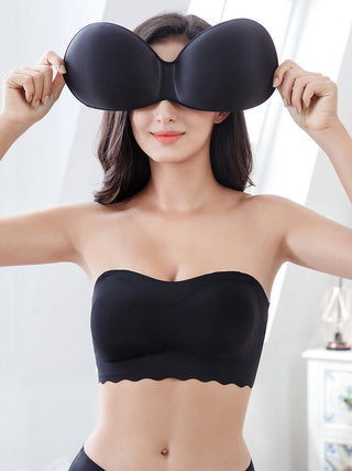 strapless sexy lingerie tube top bh bras for women plus size thinpadded bralette brassiere girl seamless wireless SML