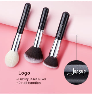 Jessup 25pcs Professional Makeup Brushes Set Natural