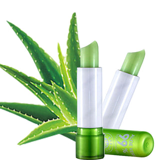 1pcs  Aloe Vera Lipstick Color Changing Lip Balm Lasting Moisturizing Moisturizing Waterproof Temperature Change Lip Balm