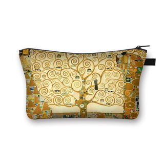 Starry Night / Kiss / Waterlily Painting Cosmetic Bag Van Gogh / Gustav Klimt / Monet Women