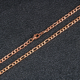 Fashion New Figaro Chain Necklace For Men Punk Silver Color Stainless Steel Long Necklace Men Hip Hop Jewelry Gift ALODIA STORE