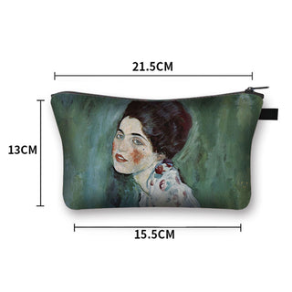 Starry Night / Kiss / Waterlily Painting Cosmetic Bag Van Gogh / Gustav Klimt / Monet Women