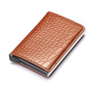 Custom Made Aluminum Metal Leather Antitheft