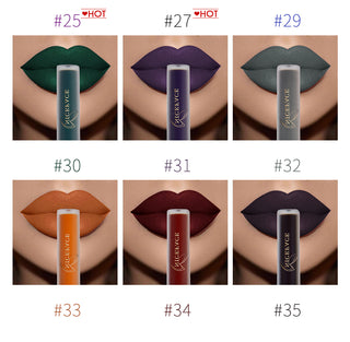 NICEFACE Lip Gloss Nude Matte Liquid Lipstick Lipgloss Waterproof Lip