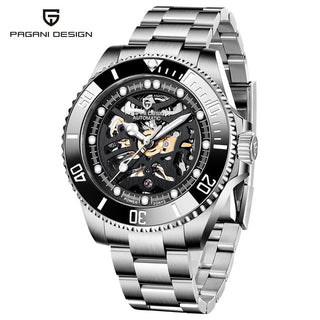 PAGANI DESIGN Stainless Steel Waterproof Mechanical Watch Top Brand Sapphire Glass Automatic Watch Luxury Business Men Watch