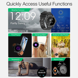 BlitzWolf BW-HL3  Smartwatch Smart Watch Men Women's Watches Heart Rate Blood Pressure Bluetooth-compatible Fitness Wristband ALODIA STORE