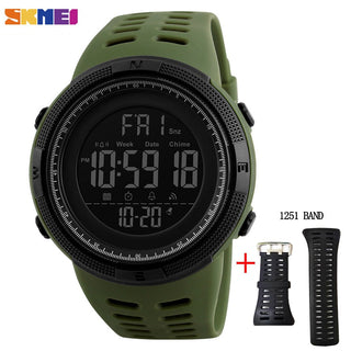 SKMEI Fashion Outdoor Sport Watch Men Multifunction Watches Alarm Clock Chrono 5Bar Waterproof Digital Watch reloj hombre 1251 ALODIA STORE