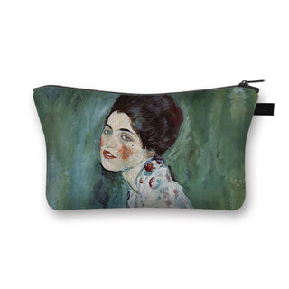 Starry Night / Kiss / Waterlily Painting Cosmetic Bag Van Gogh / Gustav Klimt / Monet Women