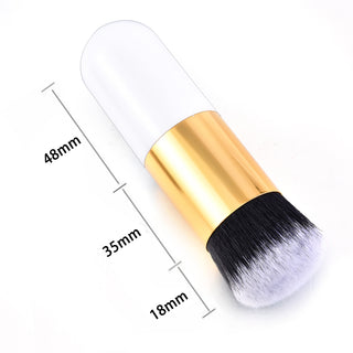 1 pinzell de base professional Chubby Pier Raspall de maquillatge Raspall de maquillatge de crema plana Raspall de maquillatge cosmètic professional