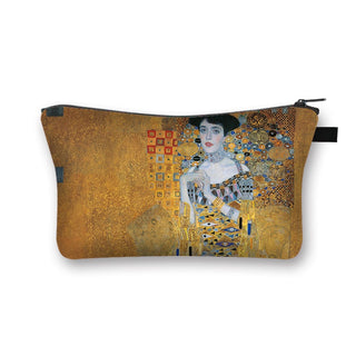 Starry Night / Kiss / Waterlily Painting Cosmetic Bag Van Gogh / Gustav Klimt / Monet Women