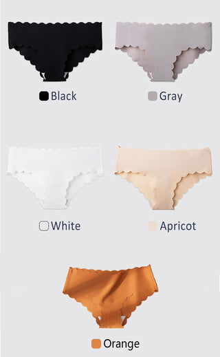 VDOGRIR 3Pcs/Lot Sexy Women&#39;s Mid Rise Panties Set Underwear Seamless Solid Color Briefs Comfortable Underpants Lady Lingerie