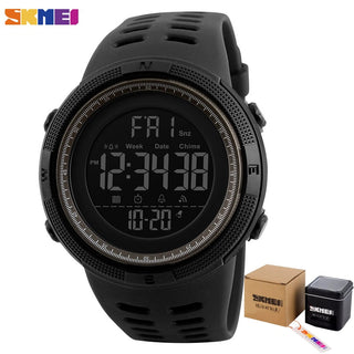 SKMEI Fashion Outdoor Sport Watch Men Multifunction Watches Alarm Clock Chrono 5Bar Waterproof Digital Watch reloj hombre 1251 ALODIA STORE