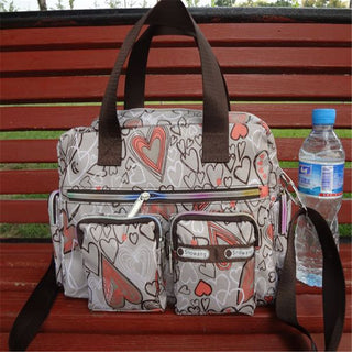 Ladies LargeCapacity Waterproof Tote Bag Flower