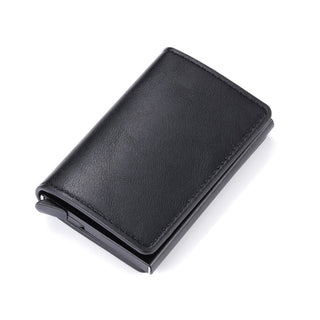 Men Smart Wallet Rfid Safe Anti-theft Holder Women Small Purse Bank ID Cardholder Metal