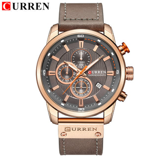 CURREN Moda Data Rellotges de quars per a home Rellotge de luxe de marca superior Cronògraf Rellotge de polsera esportiu per a home Hodinky Relogio Masculino