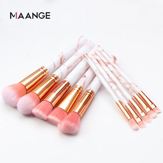 7/10pcs Pinzells de maquillatge Raspall de maquillatge multifuncional Corrector d'ombra d'ulls Base de maquillatge 2019 Eina Pincel maquiagem