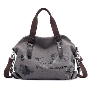 Women Canvas Messenger Bags Female Crossbody Bags Solid Shoulder Bag Fashion Casual Designer Female Handbag Large Capacity Tote