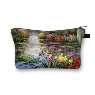 Starry Night / Kiss / Waterlily Painting Cosmetic Bag Van Gogh / Gustav Klimt / Monet Women