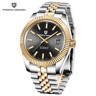 PAGANI DESIGN Luxury Men Watch Stainless Steel Waterproof Mechanical Watch Fashion Sports Watch Men Automatic Watch relogio ALODIA STORE