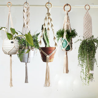 good quality plant hanger pot hanging for home garden macrame plant hanger for bacony pot hanging indoor