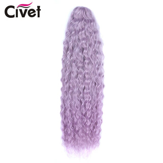 Pell sintètic Ariel Curl Water Weave Passion Twist Trenes de ganxet Extensions de cabell Ombre Blonde Pink Trend Hair Per a dones