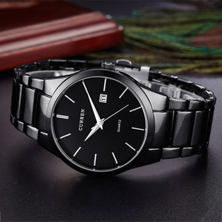 CURREN Top Brand Luxury Fashion Simple Men Watches Slim Steel Strap Waterproof Watch for Man Quartz Business Watch Clock 8106