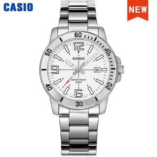 Rellotge de polsera Casio, conjunt de marca de luxe per a homes, quars, 50 m, rellotge impermeable per a homes, rellotge militar lluminós esportiu, rellotge masculí