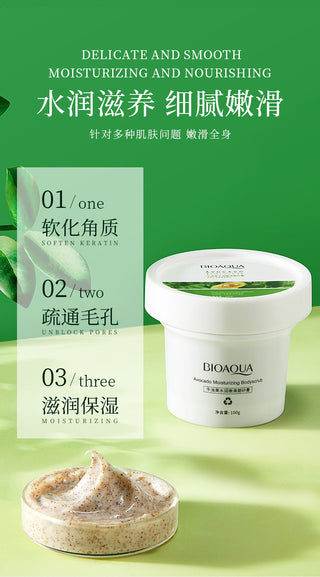 100g Face Body Skin Scrub Deep Cleansing Face Scrub Exfoliating Hydrating Scrub Cream Mud Exfoliating Gel Body Lotion