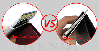 Credit Card Holder Wallet Leather Metal Aluminum