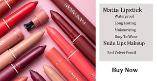 Pudaier Matte Lipstick Waterproof Lip Makeup 26 Colors Long Lasting Moisturizer Lip Tint Korean Black Velvet Nude Matte Lipstick